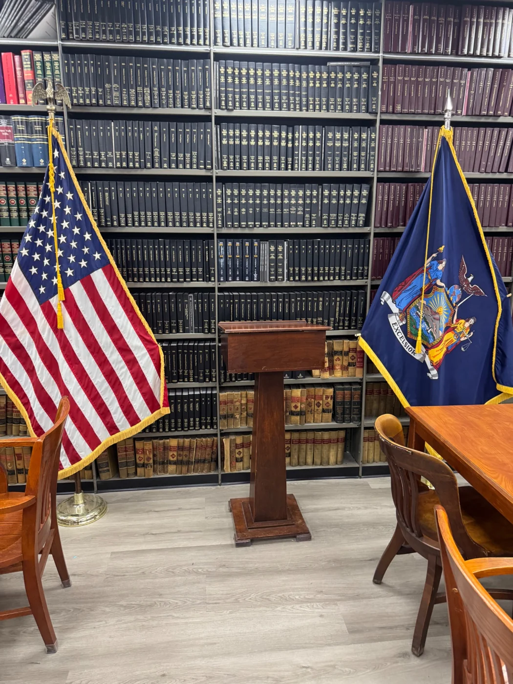 Professional interior representing careful case preparation