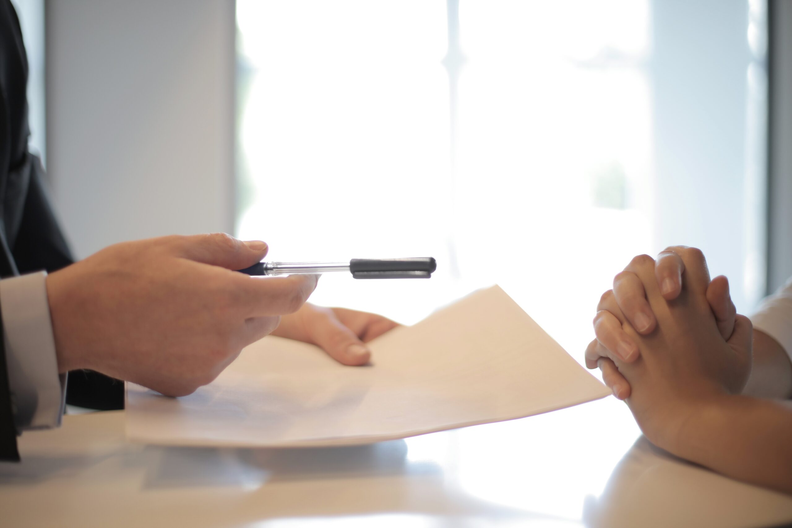 car crash law firm meeting after car crash